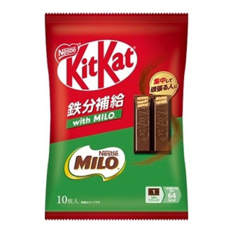 ネスレ キットカット鉄分補給 with MILO 10枚入
